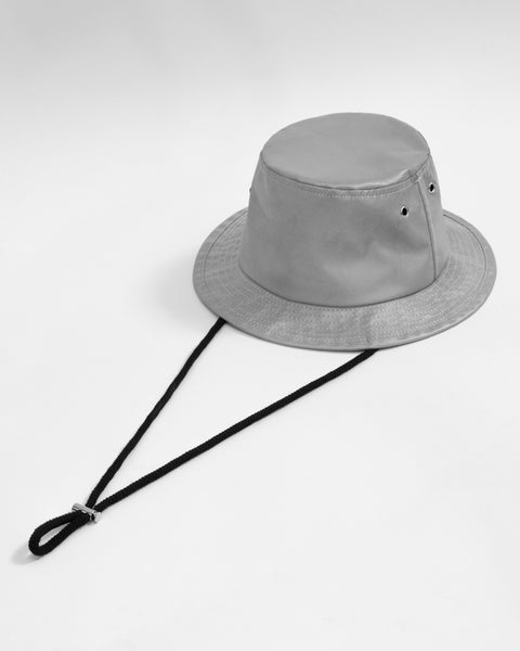 Ame Bucket Hat - Silver Reflective - Start With The Basis
