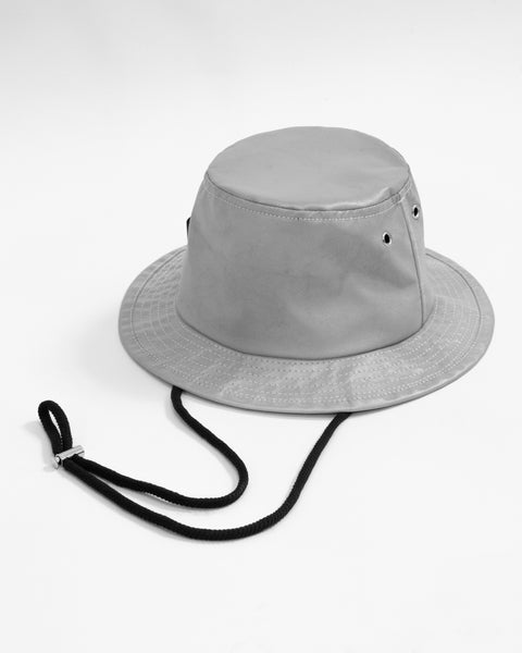Ame Bucket Hat - Silver Reflective - Start With The Basis