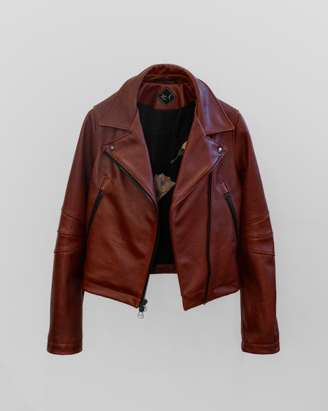 Red Robyn Moto Jacket / 2023