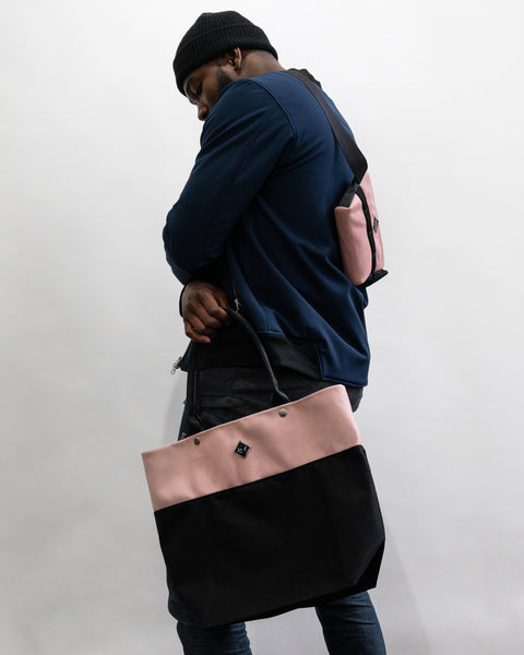 Mainichi Leather Tote Bag - Pink - Start With The Basis