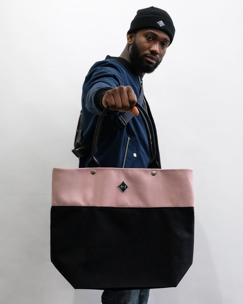 Mainichi Leather Tote Bag - Pink - Start With The Basis