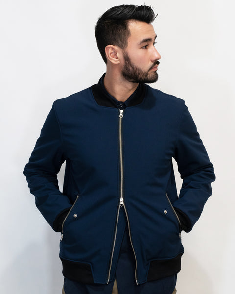 SS Bomber Jacket - Navy - Start With The Basis