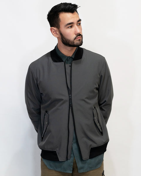 SS Bomber Jacket - Charcoal - Start With The Basis
